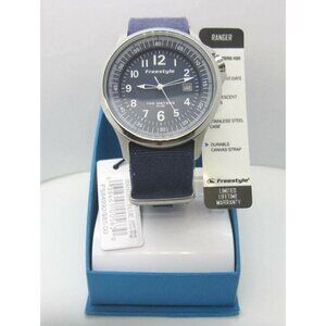New W/ Tag Freestyle 100m WR Analog 45mm Dial Watch (B) FS4992